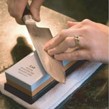 日本 旬 雙面磨刀石 #300/#1000 DM-0708