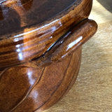 日本佐治陶器 萬古燒 飴釉 三合/五合 炊飯鍋