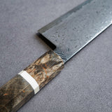 日本初心 流冰 SG2 黑染 大馬士革紋 三德刀 180mm 穩定木柄