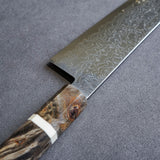 日本初心 流冰 SG2 鏡面 大馬士革紋 劍型牛刀 210mm 穩定木柄