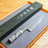 日本初心 流冰 SG2 鏡面 大馬士革紋 牛刀 210mm 穩定木柄