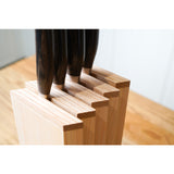 日本 旬 檜木製刀座 可收納4把廚刀