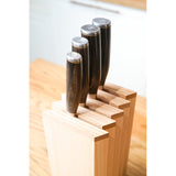 日本 旬 檜木製刀座 可收納4把廚刀