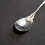 SALUS Nagomi Stainless Steel Hammered-Pattern Coffee Spoon