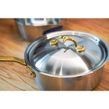 日本中尾 不鏽鋼單柄雪平鍋 King-Denji 系列 D-8