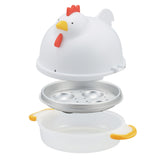 日本【Akebono】母雞造型 微波爐煮蛋器 - 4顆蛋