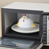 日本【Akebono】母雞造型 微波爐煮蛋器 - 4顆蛋