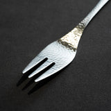 SALUS Nagomi Stainless Steel Hammered-Pattern Table Fork