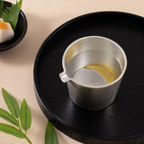 日本【能作】金色月光 純錫清酒壺 Tin Sake Pitcher Moon