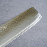 Masutani Hamono VG10 Kokuryu Damascus Tsuchime Nakiri Knife 165mm Blue Pakka Wood Handle