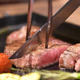 日本【AUX】大人之鐵板 牛扒刀 及 烤肉叉 兩件套裝