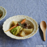 studio m' Pomponner 21cm Flower Embossed Soup Bowl