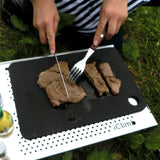 日本朝日Parker Asahi 有掛孔黑色合成橡膠砧板 Black Rubber Cutting Board