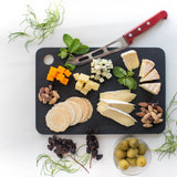 日本朝日Parker Asahi 有掛孔黑色合成橡膠砧板 Black Rubber Cutting Board