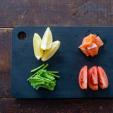 日本朝日Parker Asahi 有掛孔黑色合成橡膠砧板 Black Rubber Cutting Board