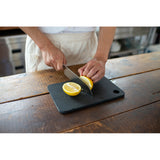 日本朝日Parker Asahi 有掛孔黑色合成橡膠砧板 Black Rubber Cutting Board