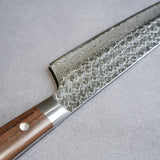 Sakai Takayuki SG2 Damascus Hammered Kiritsuke Gyuto Knife 190mm