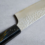 日本 堺孝行 彩宇樫漆 VG10 33層槌目大馬士革紋 劍型牛刀 190mm