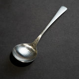 SALUS Nagomi Stainless Steel Hammered-Pattern Soup Spoon