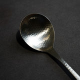 SALUS Nagomi Stainless Steel Hammered-Pattern Soup Spoon