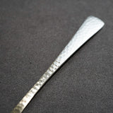 SALUS Nagomi Stainless Steel Hammered-Pattern Soup Spoon