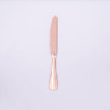 日本青芳 VINTAGE系列 不鏽鋼餐刀 粉紅玫瑰金 BAGUETTE CLASSIC STANDARD KNIFE PINK GOLD