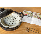 日本【長谷園】伊賀燒 多功能蒸煮兩用土鍋