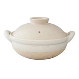 日本【長谷園】伊賀燒 多功能蒸煮兩用土鍋 白色