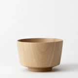 日本taffeta 櫸木 圓形有角飯碗 12厘米