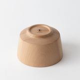 日本taffeta 櫸木 圓形有角飯碗 12厘米