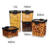 紐西蘭【Sistema】 Ultra系列 方型密封保鮮盒 5件套裝