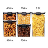 紐西蘭【Sistema】 Ultra系列 方型密封保鮮盒 5件套裝