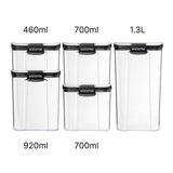 紐西蘭【Sistema】 Ultra系列 方型密封保鮮盒 5件套裝