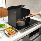 日本【AUX】Leye 不鏽鋼可折疊拆洗 4面高效擋油板