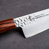 日本 堺孝行 VG10 33層槌目大馬士革紋 三德刀 和柄 170mm