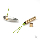 日本【能作】竹葉線香座 與 白檀線香組 限定套裝 Bamboo Leaf Incense Burner Sets