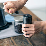 日本青芳 BLACK VINTAGE系列 不鏽鋼 手搖磨豆機 Ceramic Coffee Mill
