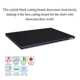 Hasegawa Pro-PE Lite Black Wood Core Cutting Board - FPEL Series