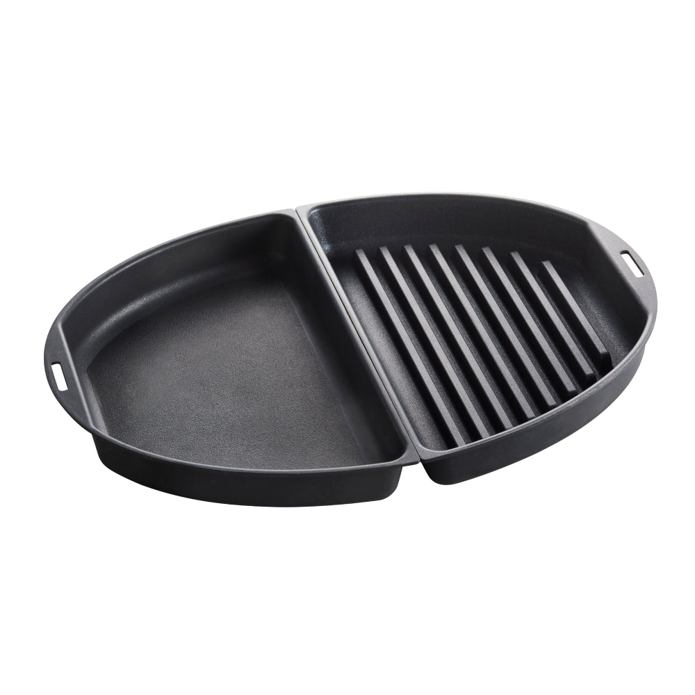 BRUNO Half Grill and Flat Plate (for Oval Hot Plate) – Afterwork