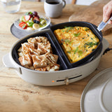 BRUNO Half Grill and Flat Plate (for Oval Hot Plate)