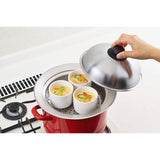 日本吉川 不鏽鋼蒸盤連蓋 Steaming Plate with Lid