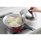 日本吉川 不鏽鋼蒸盤連蓋 Steaming Plate with Lid