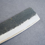 日本 堺孝行 焰紅蓮 青二鋼 黑打 鎚目 菜切 180mm