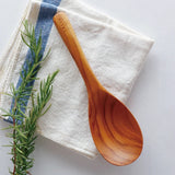 SALIU Natural Teak Wood Shallow Sharing Ladle