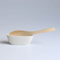 SALIU Natural Cherry Wood Rice Spatula