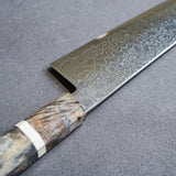 日本初心 流冰 SG2 鏡面 大馬士革紋 牛刀 210mm 穩定木柄
