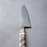 日本初心 流冰 SG2 黑染 大馬士革紋 三德刀 180mm 穩定木柄