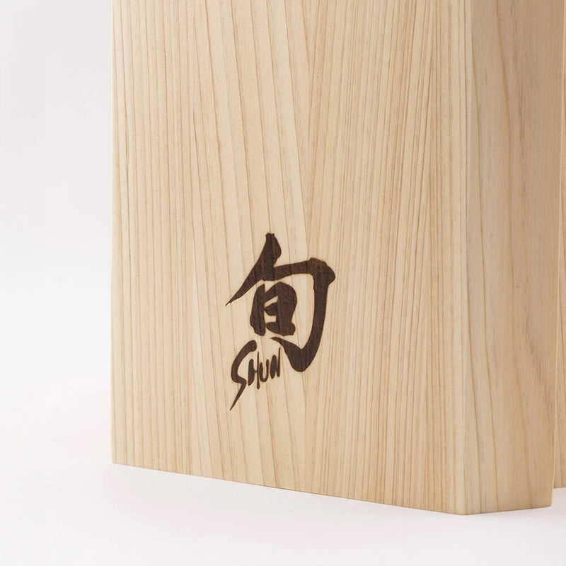 日本 旬 檜木製刀座 可收納4把廚刀