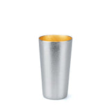 日本【能作】經典金箔純錫啤酒杯 Beer Cup with Gold Leaf