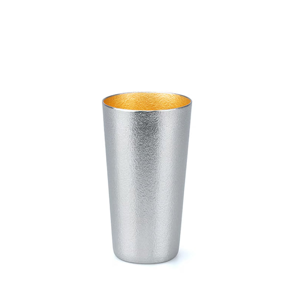 日本【能作】經典金箔純錫啤酒杯Beer Cup with Gold Leaf – Afterwork